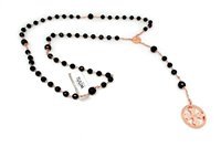 Collana Tuum Donna Rosario in Argento Onice ROSM009N0DR - ROSM009N0DR